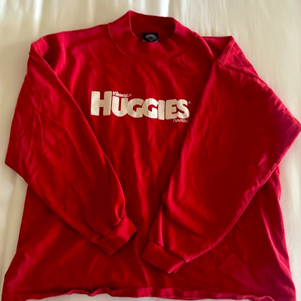 Vintage HUGGIES Diapers- crew neck sweatshirt